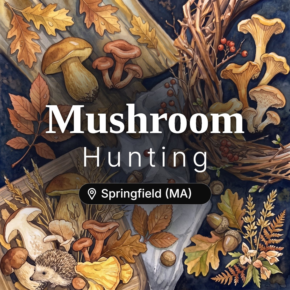 Mushroom Hunting Springfield (MA) – guided foraging tour